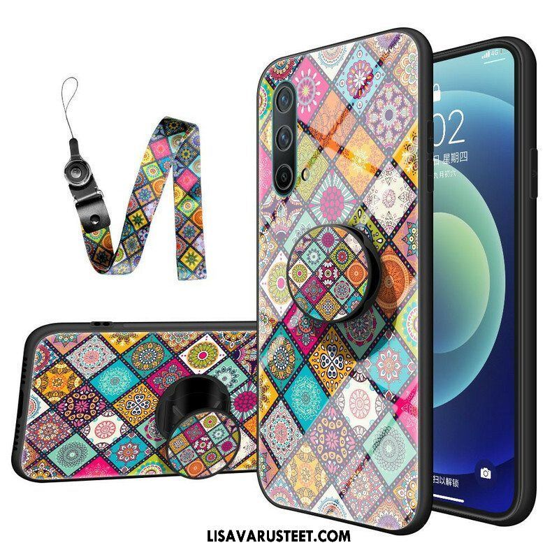 Case OnePlus Nord CE 5G Patchwork Magneettipidike