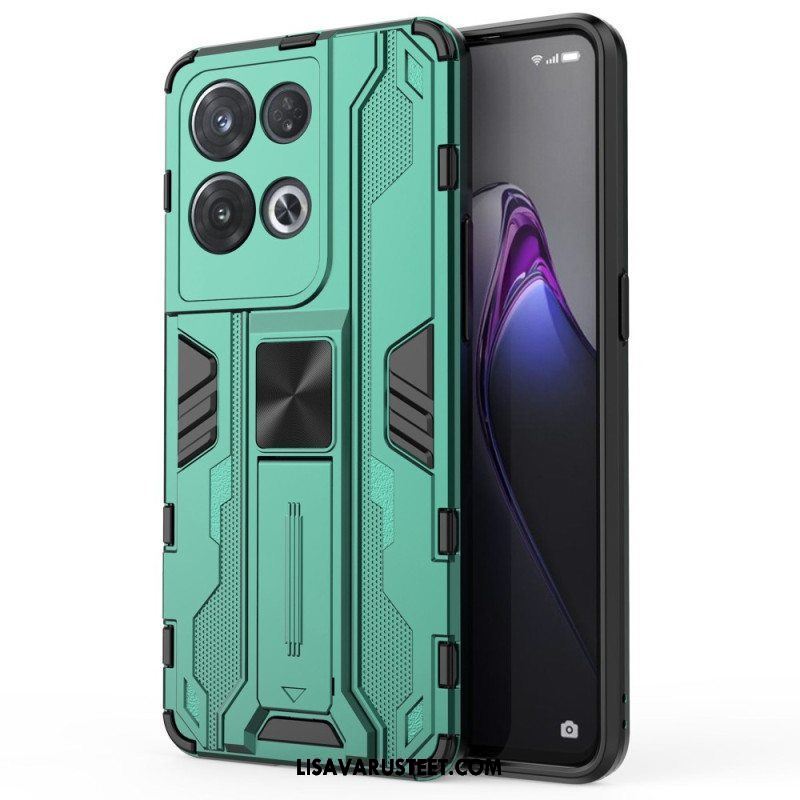 Case Oppo Reno 8 Pro Pysty- Ja Vaakasuuntainen Irrotettava Tuki