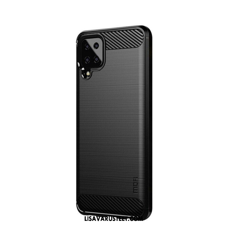 Case Samsung Galaxy M12 / A12 Mofi Harjattu Hiilikuitu