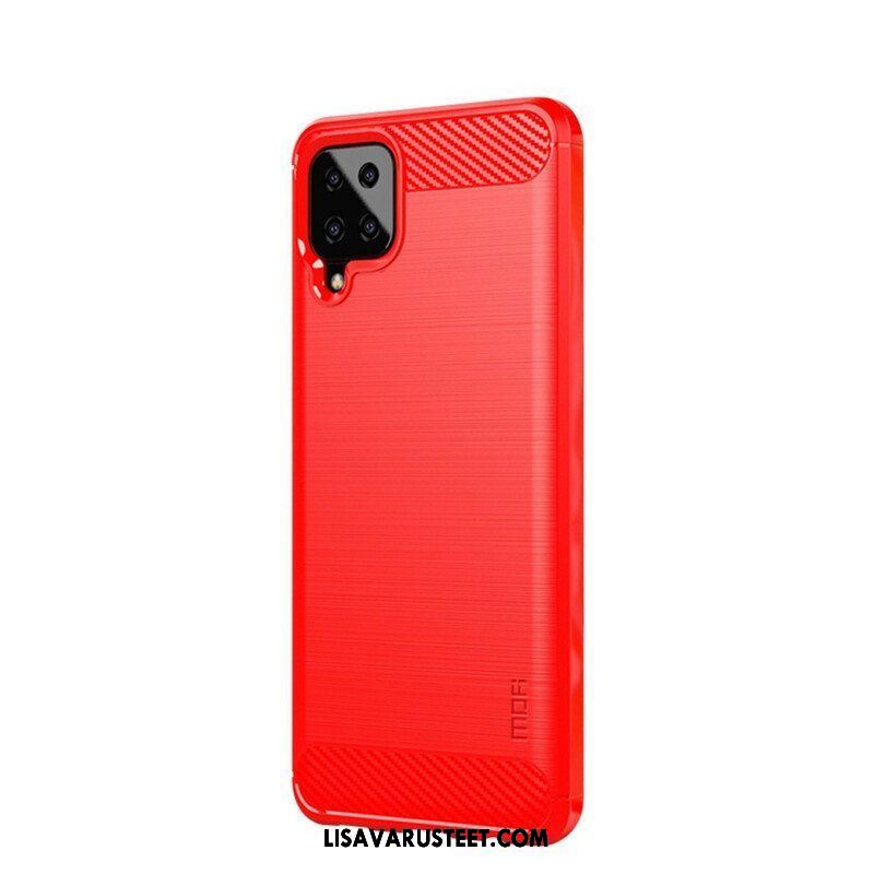 Case Samsung Galaxy M12 / A12 Mofi Harjattu Hiilikuitu