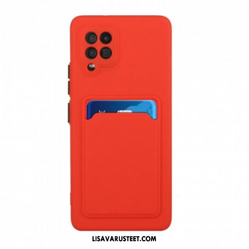 Case Samsung Galaxy M12 / A12 Silikoninen Korttikotelo