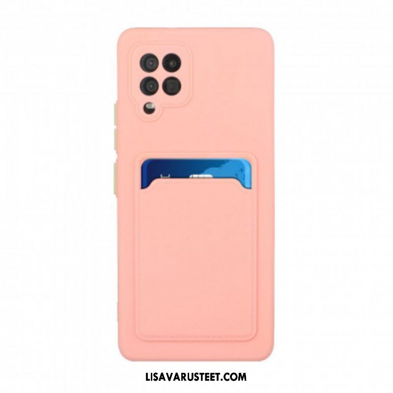 Case Samsung Galaxy M12 / A12 Silikoninen Korttikotelo