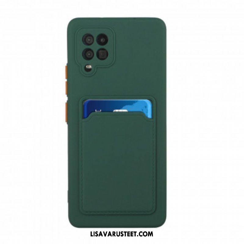 Case Samsung Galaxy M12 / A12 Silikoninen Korttikotelo