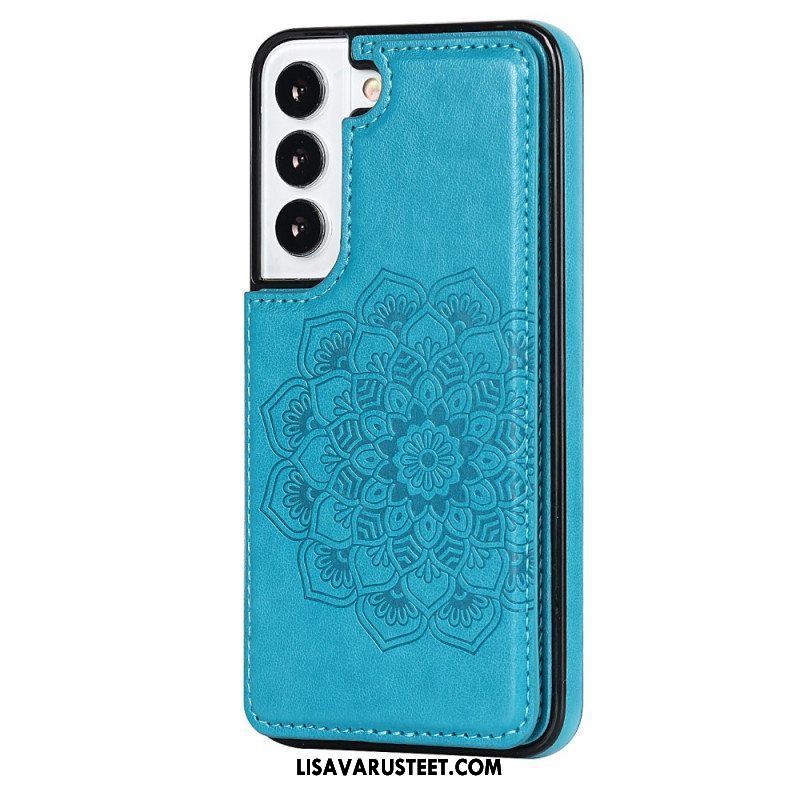 Case Samsung Galaxy S22 5G Mandala Print -korttikotelo