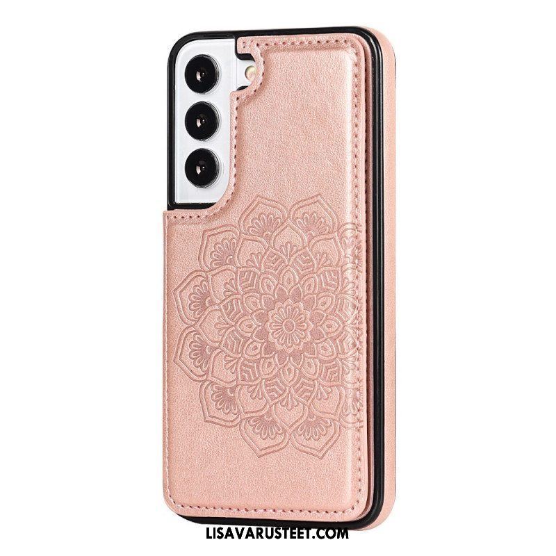 Case Samsung Galaxy S22 5G Mandala Print -korttikotelo