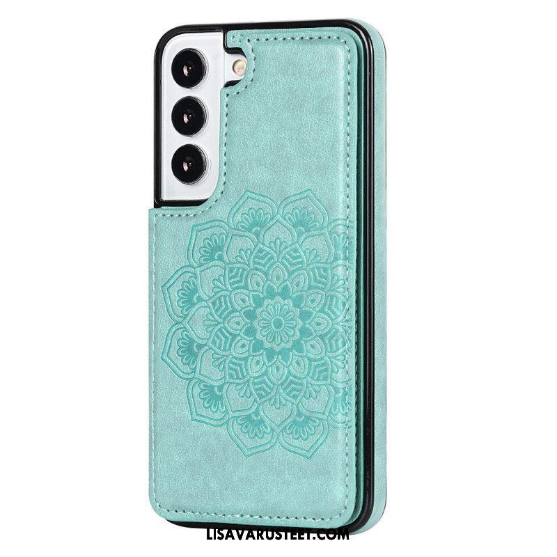 Case Samsung Galaxy S22 5G Mandala Print -korttikotelo