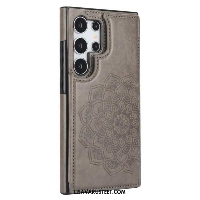 Case Samsung Galaxy S24 Ultra 5g Puhelinkuoret Mandala-kukkakuvio Ja Tuki