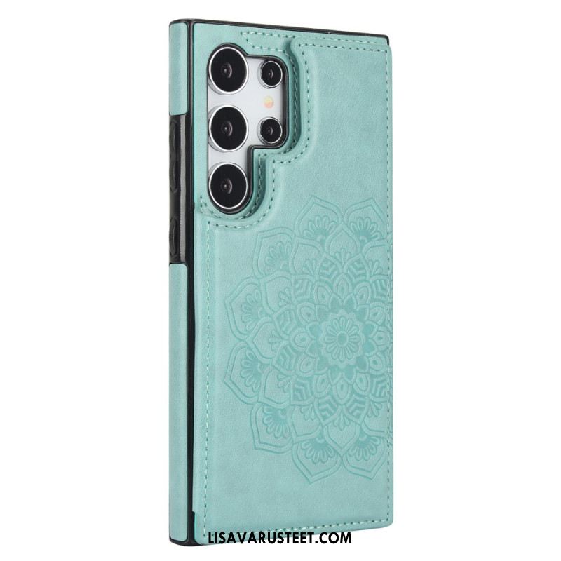 Case Samsung Galaxy S24 Ultra 5g Puhelinkuoret Mandala-kukkakuvio Ja Tuki