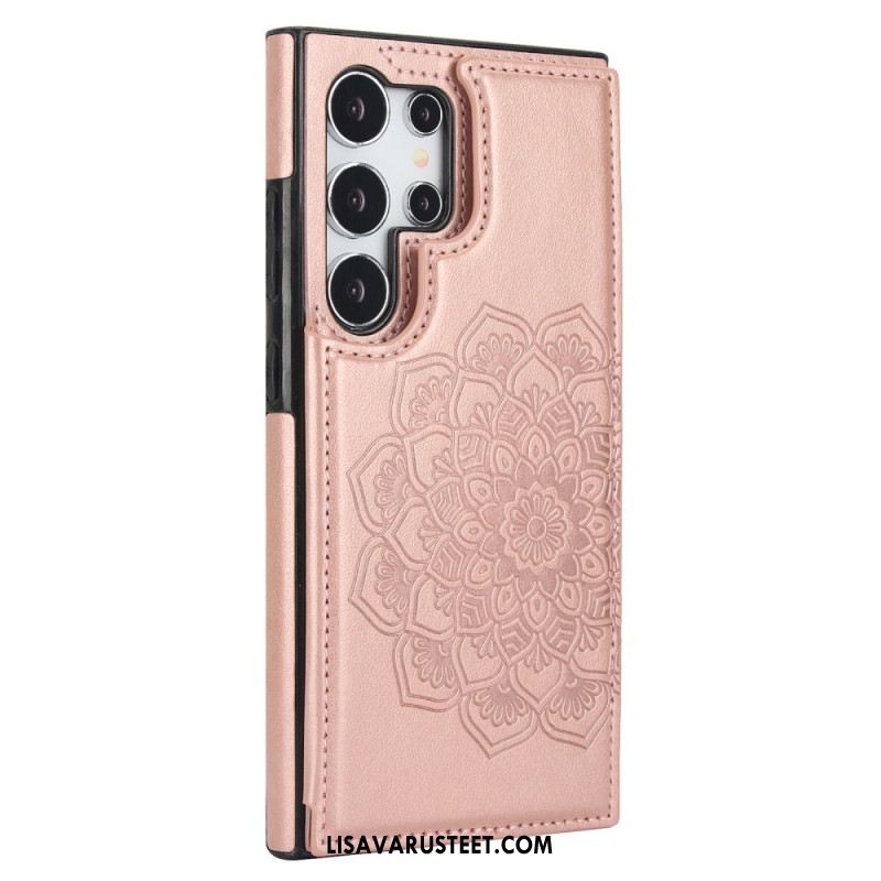 Case Samsung Galaxy S24 Ultra 5g Puhelinkuoret Mandala-kukkakuvio Ja Tuki