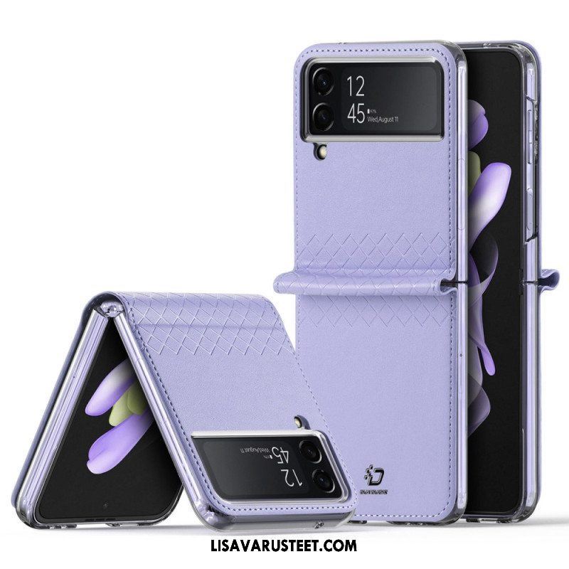 Case Samsung Galaxy Z Flip 4 Kotelot Flip Keinonahka Dux Ducis