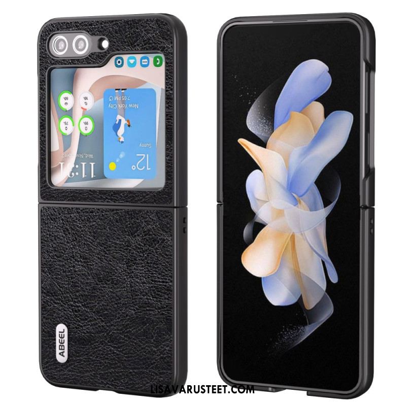 Case Samsung Galaxy Z Flip 5 Puhelinkuoret Abeel Vintage -nahkaefekti