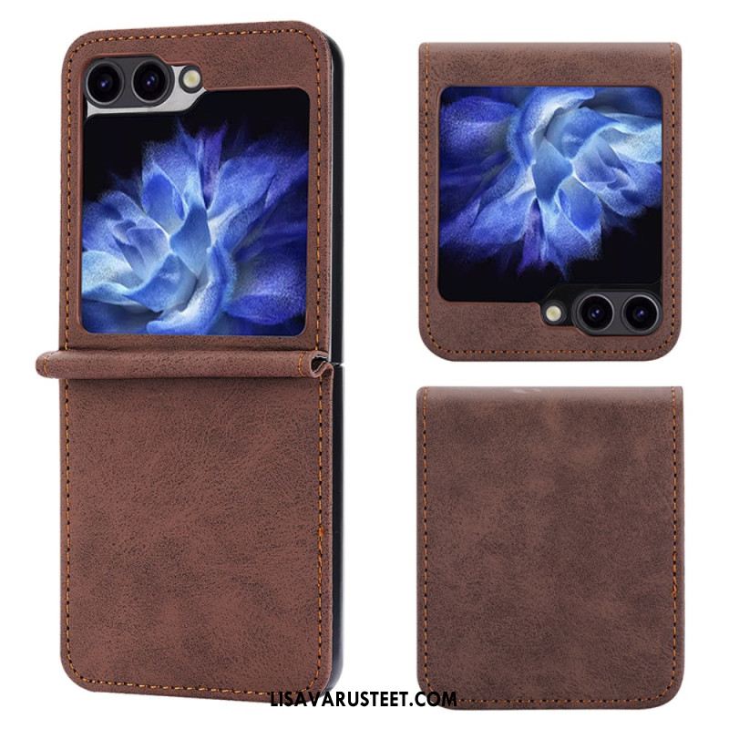 Case Samsung Galaxy Z Flip 6 Puhelinkuoret Keinonahkaa