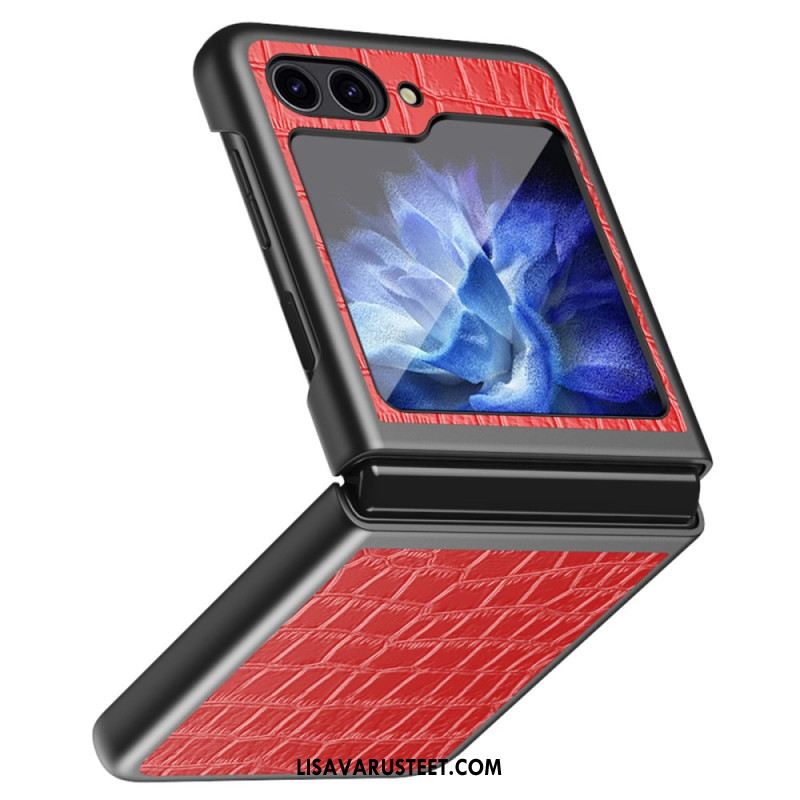 Case Samsung Galaxy Z Flip 6 Puhelinkuoret Krokotiilin Rakenne