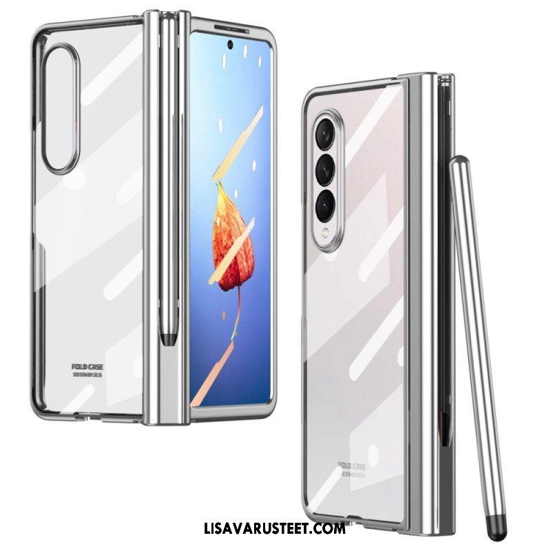 Case Samsung Galaxy Z Fold 4 Himmeä Kuori Kynällä