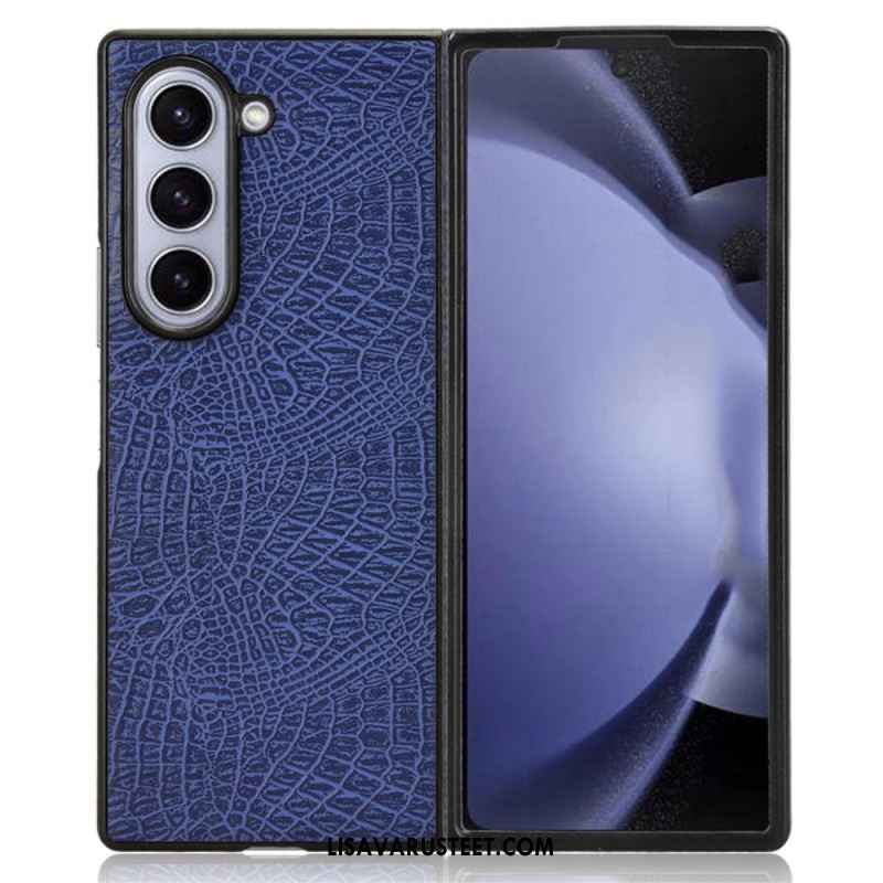 Case Samsung Galaxy Z Fold 6 Puhelinkuoret Nahkaefekti