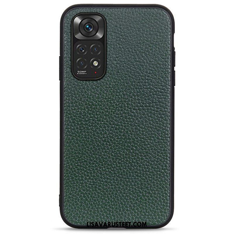 Case Xiaomi Redmi Note 11 / 11S Aitoa Litsi-nahkaa