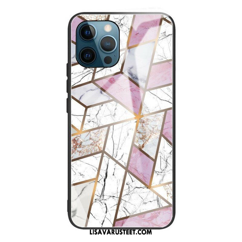 Case iPhone 13 Pro Geometria Marmori Karkaistu Lasi