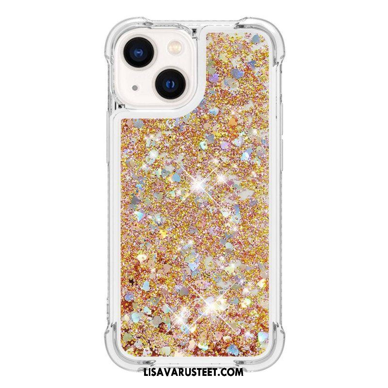 Case iPhone 15 Glitteriä