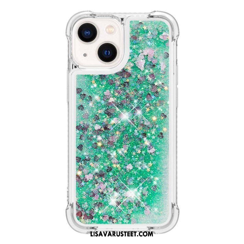 Case iPhone 15 Glitteriä