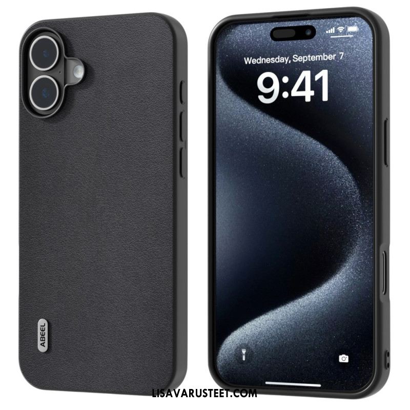 Case iPhone 16 Plus Puhelinkuoret Abeel Keinonahkaa