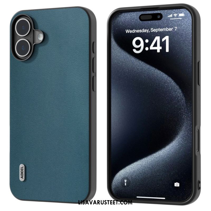 Case iPhone 16 Plus Puhelinkuoret Abeel Keinonahkaa