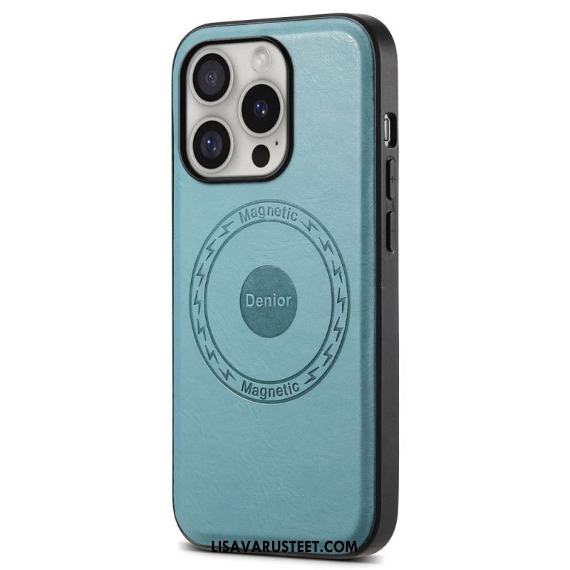 Case iPhone 16 Pro Max Puhelinkuoret Denior Magneettinen Keinonahka