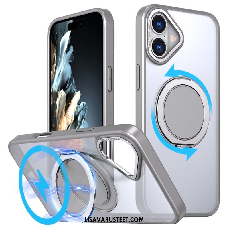 Case iPhone 16 Puhelinkuoret Magsafe-yhteensopiva Sormusteline