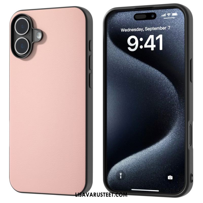 Case iPhone 16 Puhelinkuoret Nahkaefekti