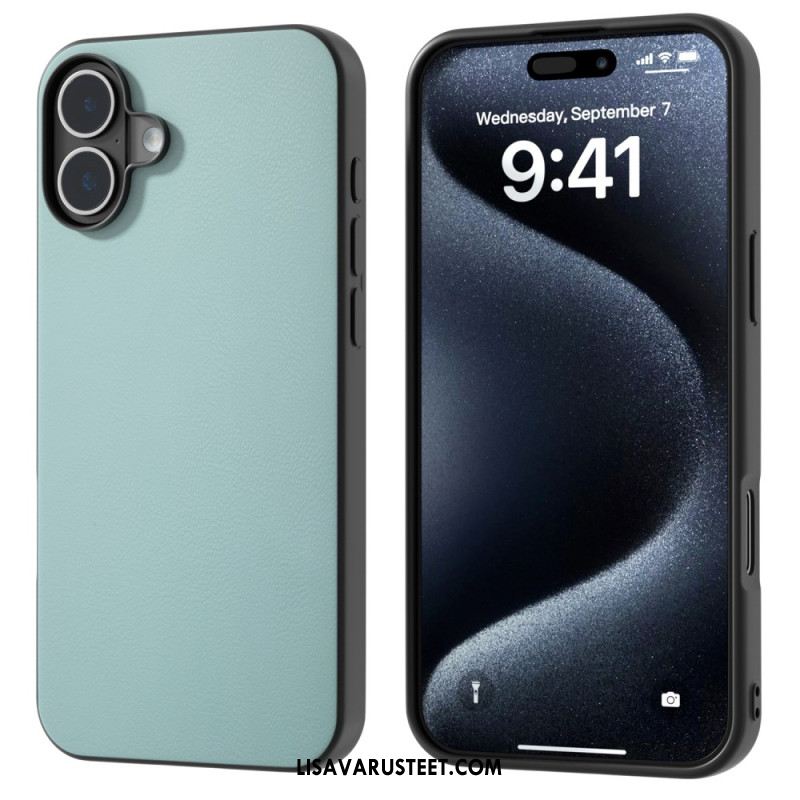 Case iPhone 16 Puhelinkuoret Nahkaefekti