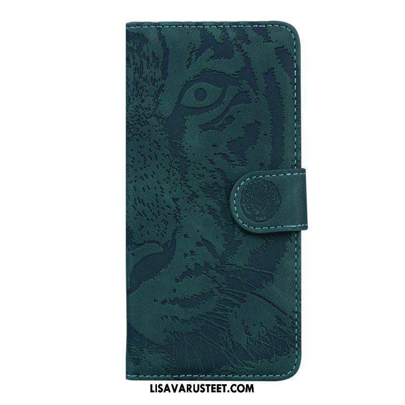 Flip Case OnePlus Nord CE 2 5G Naamioitu Tiikeri