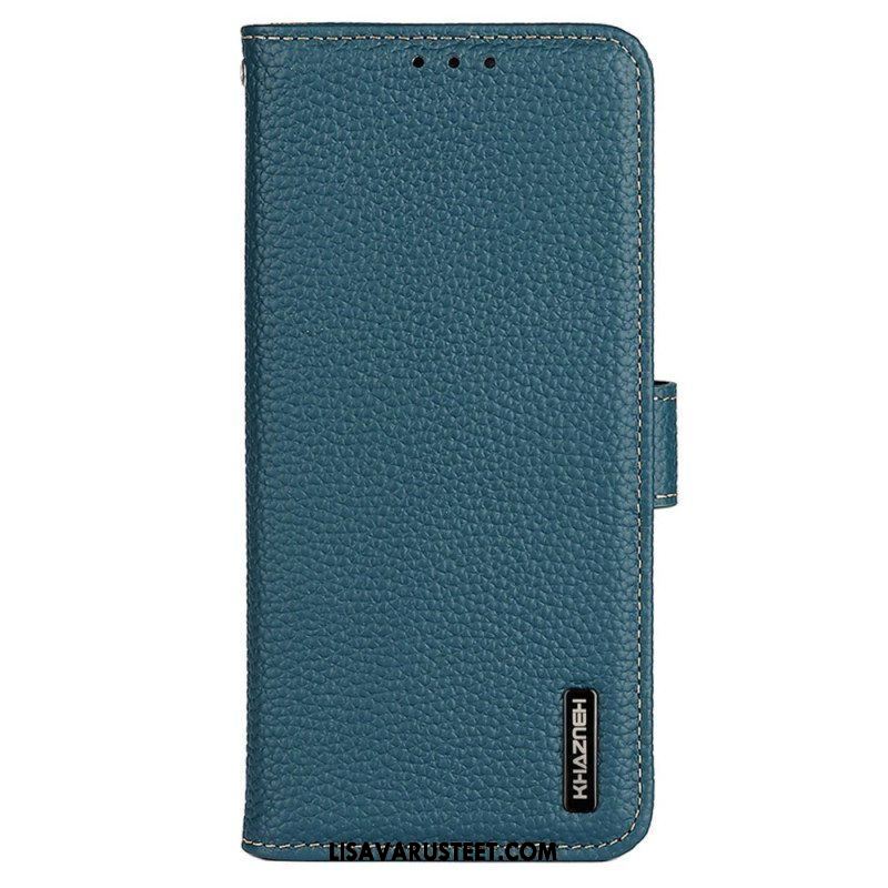 Flip Case Samsung Galaxy M13 Khazneh Litsi Nahka