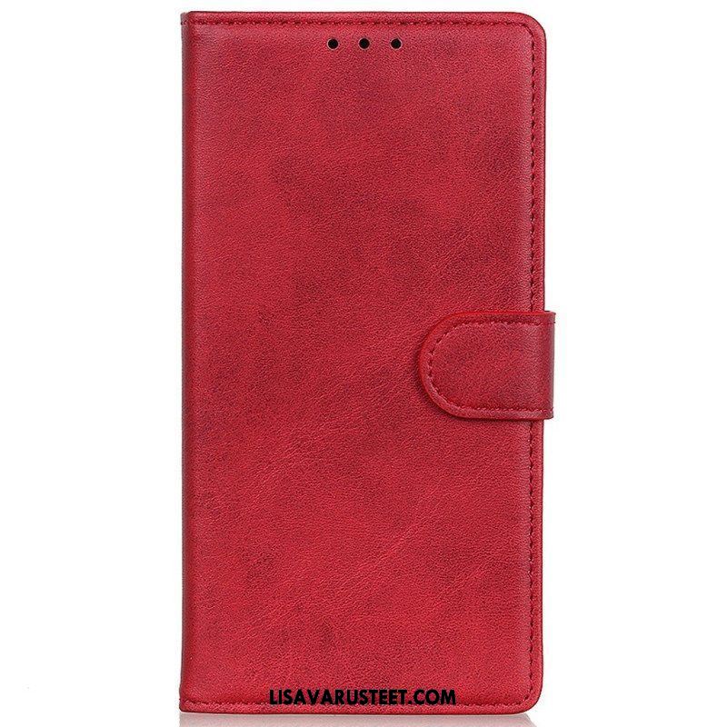 Flip Case Samsung Galaxy M13 Matta Keinonahka