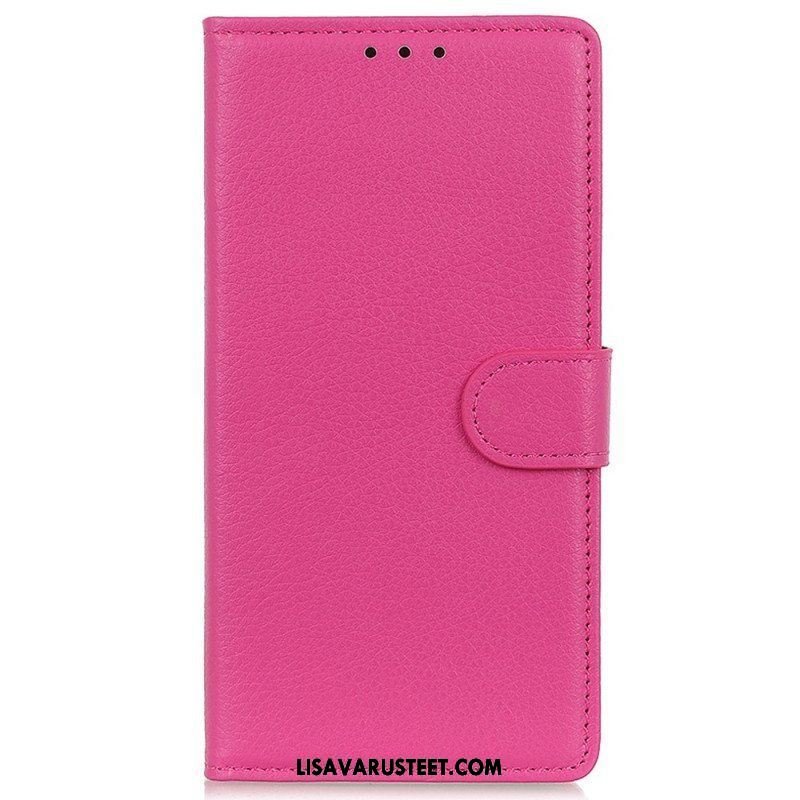 Flip Case Samsung Galaxy M13 Perinteinen Keinonahka