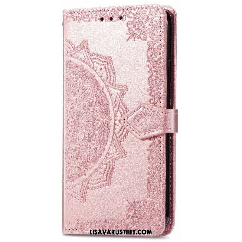 Flip Case Samsung Galaxy S22 Ultra 5G Mandala Keskiaika