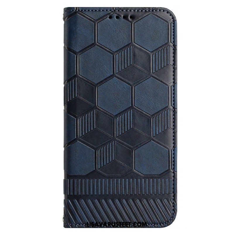 Flip Case Samsung Galaxy S23 5G Jalkapallon Kuvio