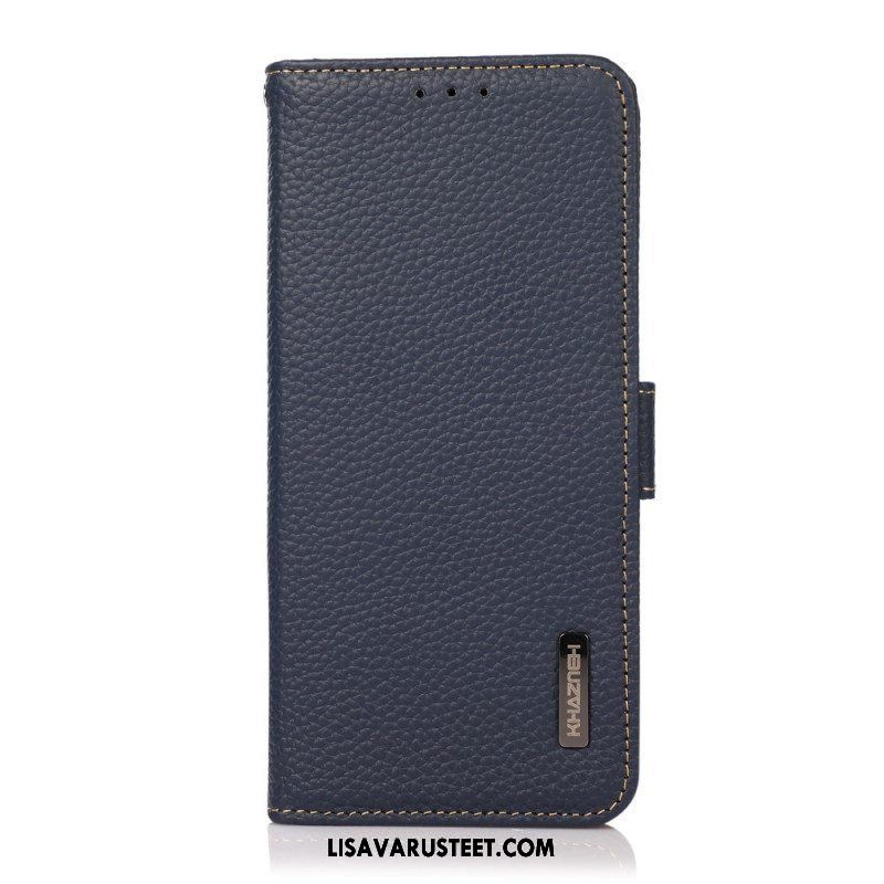 Flip Case Sony Xperia 1 IV Litsi Nahka Khazneh Rfid