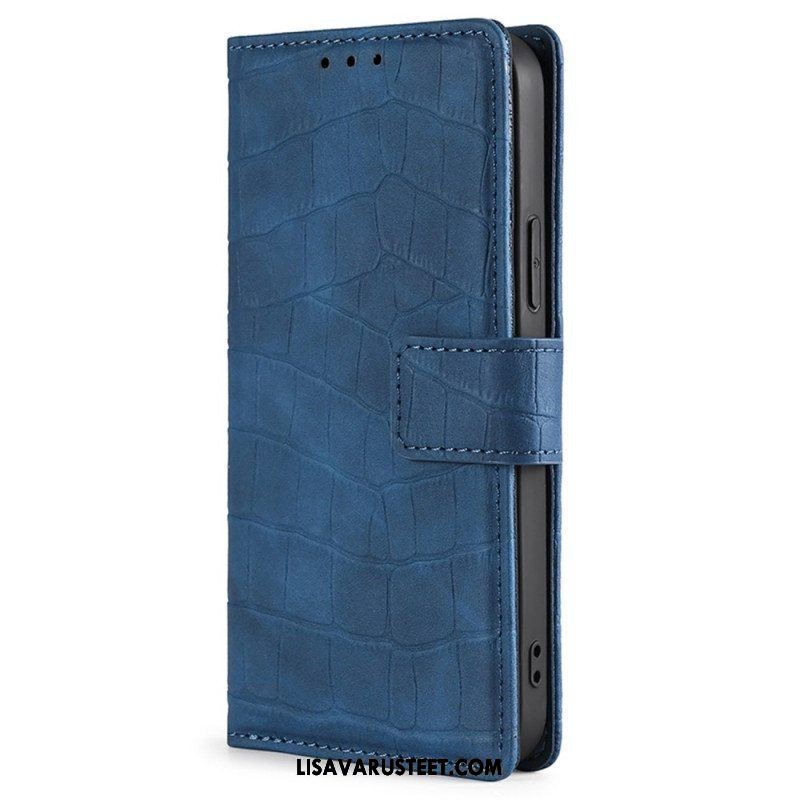 Flip Case Xiaomi 12T / 12T Pro Ihokosketuskrokotiili