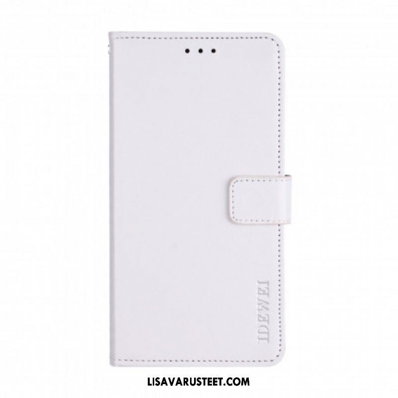 Flip Case Xiaomi Redmi Note 10 Pro Nahkajäljitelmä Idewei