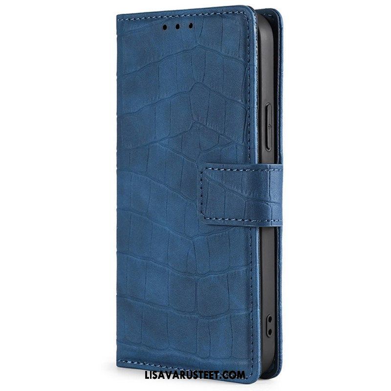 Flip Case Xiaomi Redmi Note 11 Pro / 11 Pro 5G Ihokosketuskrokotiili