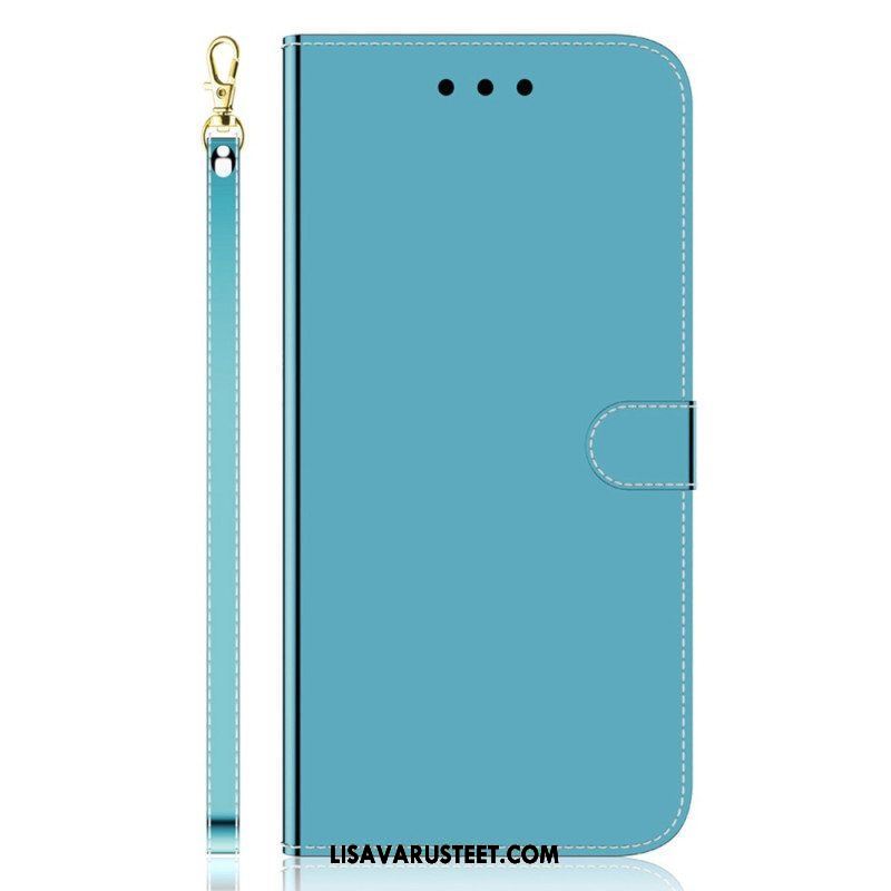 Flip Case iPhone 14 Keinonahkainen Peilin Kansi