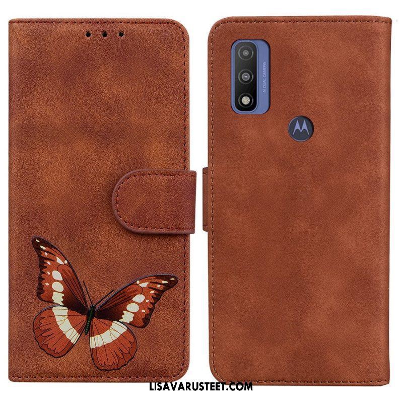 Kotelot Moto E40 / E30 / E20 Skin Touch Butterfly