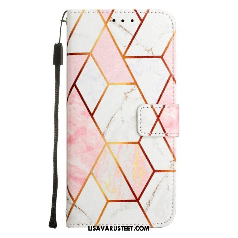 Kotelot OnePlus 10T 5G Suojaketju Kuori Strip Marble