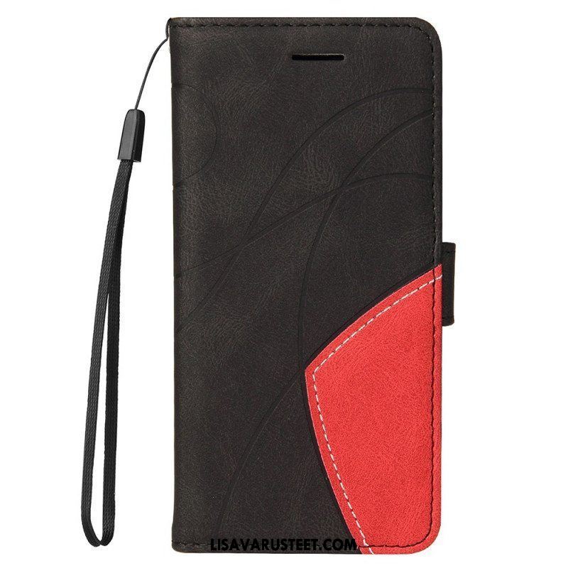 Kotelot OnePlus Nord 2 5G Kaksisävyinen Signature Faux Leather