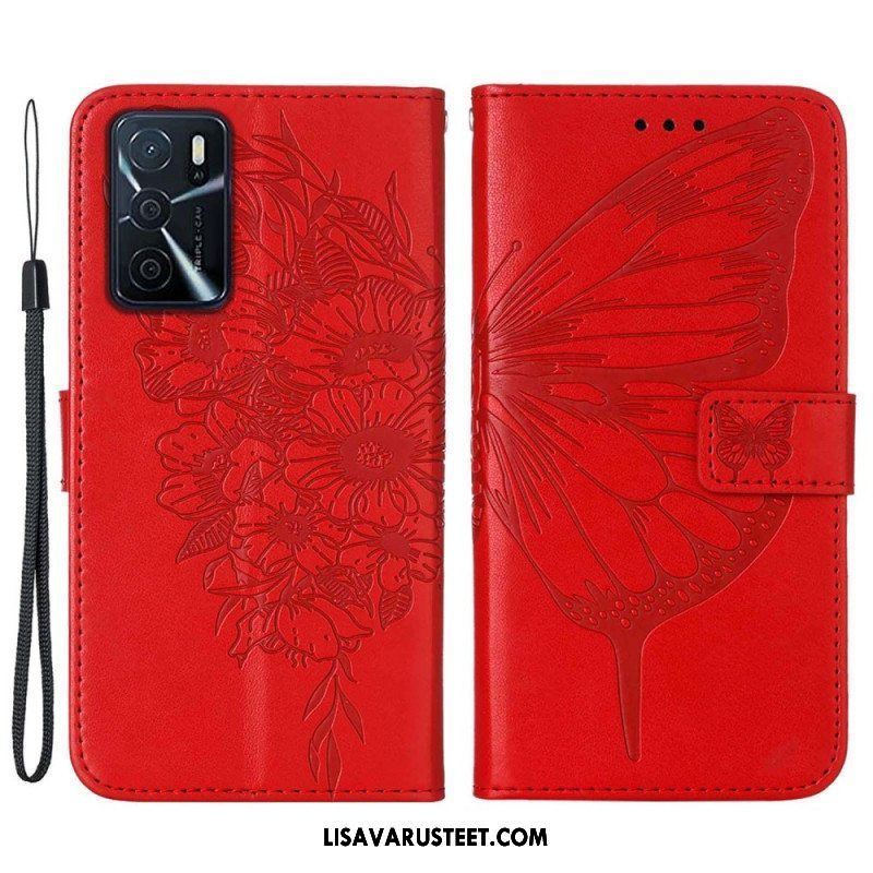 Kotelot Oppo A16 / A16s Butterfly Design