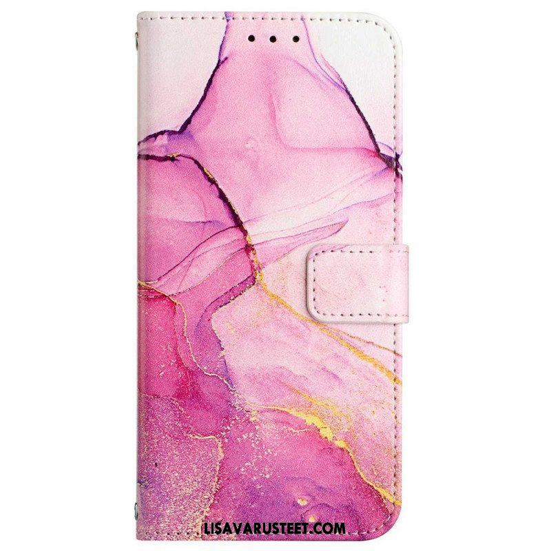 Kotelot Samsung Galaxy A13 Suojaketju Kuori Strip Marble