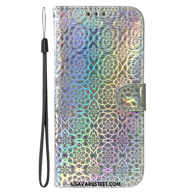 Kotelot Samsung Galaxy A15 Strappy Disco -tyyli