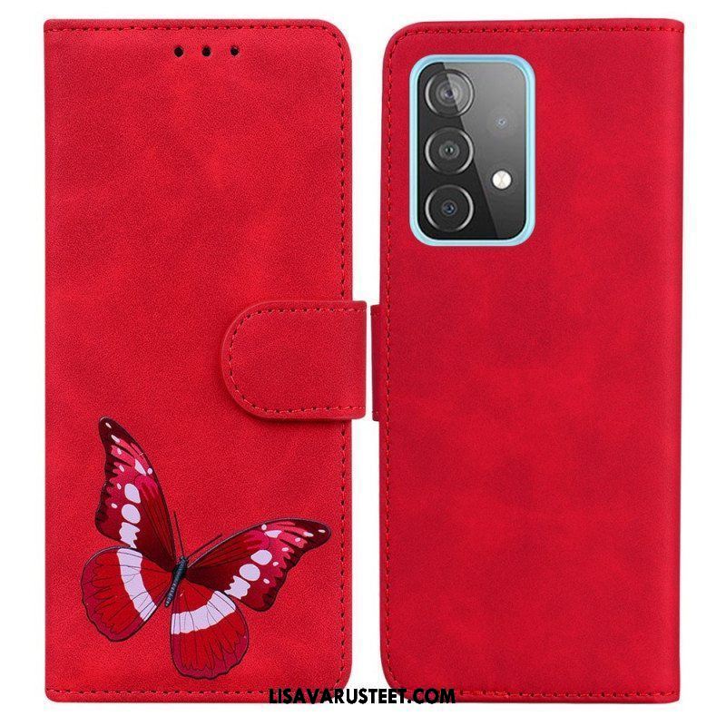 Kotelot Samsung Galaxy A52 4G / A52 5G / A52s 5G Skin Touch Butterfly