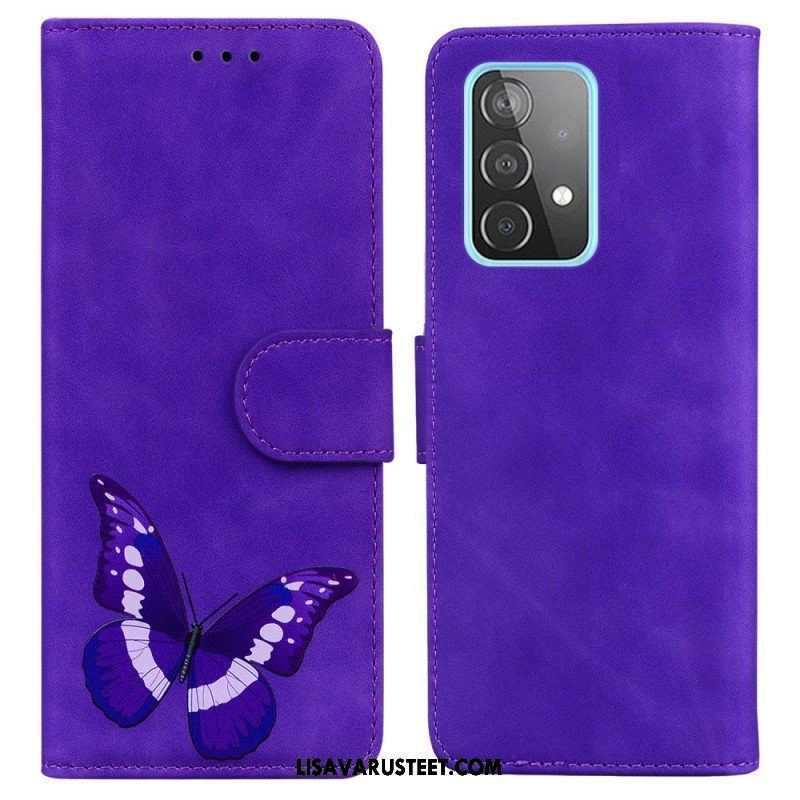 Kotelot Samsung Galaxy A52 4G / A52 5G / A52s 5G Skin Touch Butterfly