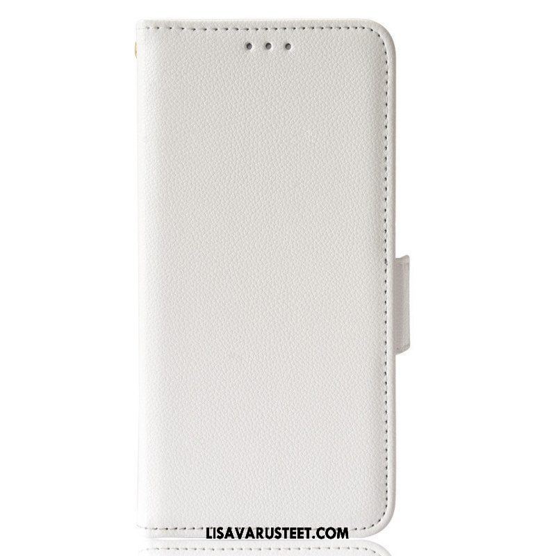 Kotelot Samsung Galaxy A53 5G Perinteinen Litchi Faux Leather