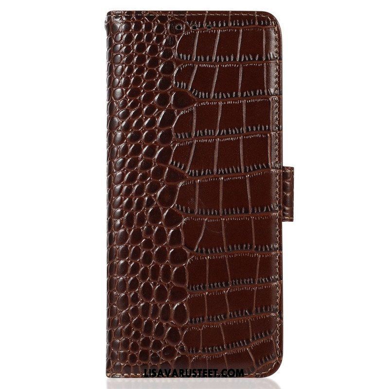 Kotelot Samsung Galaxy S23 Ultra 5G Crocodile Style Rfid